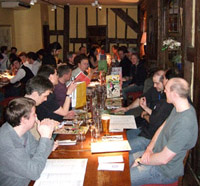 Eating pizza in 2007