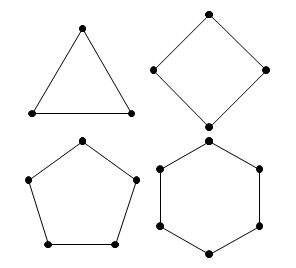 The first four regular TSPs